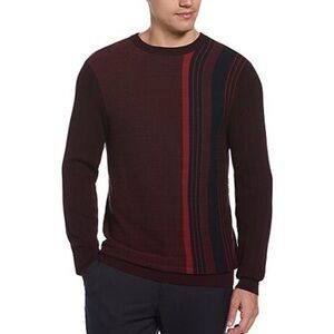 92. Perry Ellis Men's Burgundy Sweater